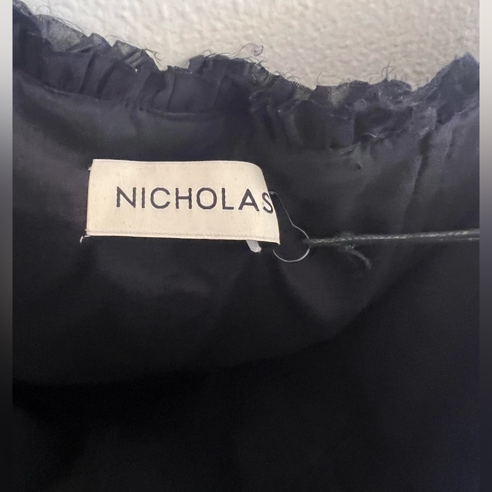 NWT Nicholas Kalli Elegant Black Strapless Maxi Dress Size US 6 AU 10 - Picture 11 of 15